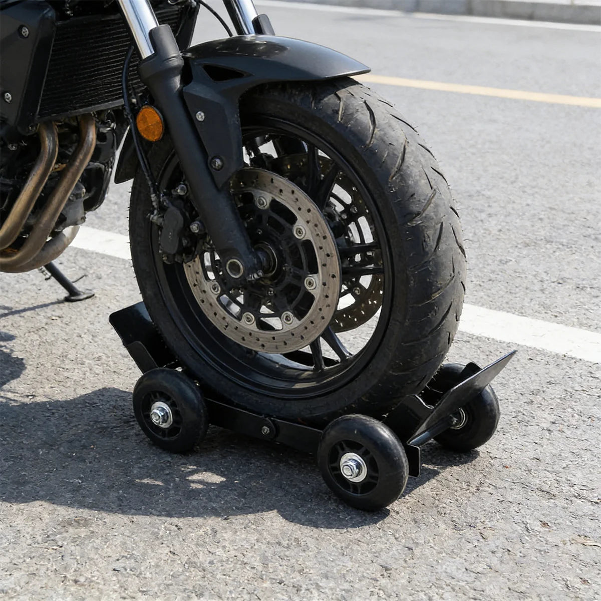 Motorcycle Emergency Tire Moving Tool