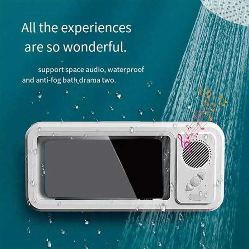 Adjustable Waterproof Wall Mount Phone Holder