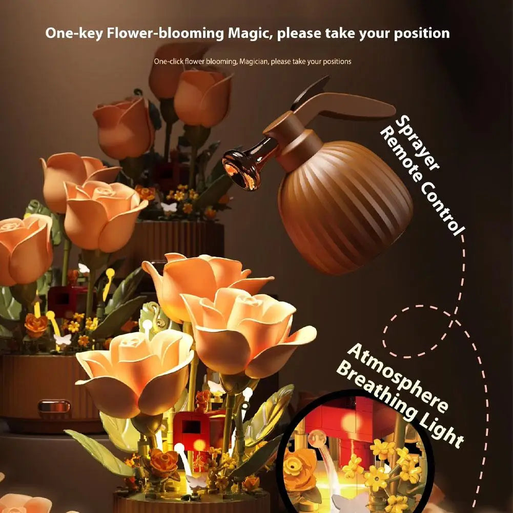 Magic Flower Bouquet With Remote Control Spray