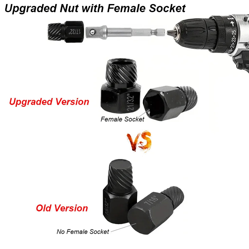 Damaged Screw Extractor Set