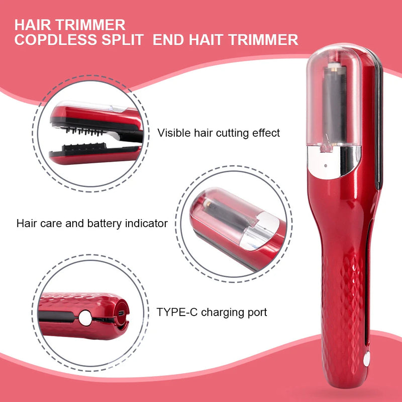 Rechargeable Cordless Split Hair Trimmer