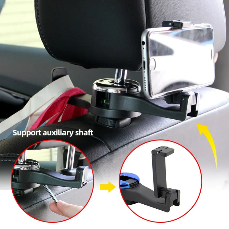 Car Headrest Hook Phone Holder