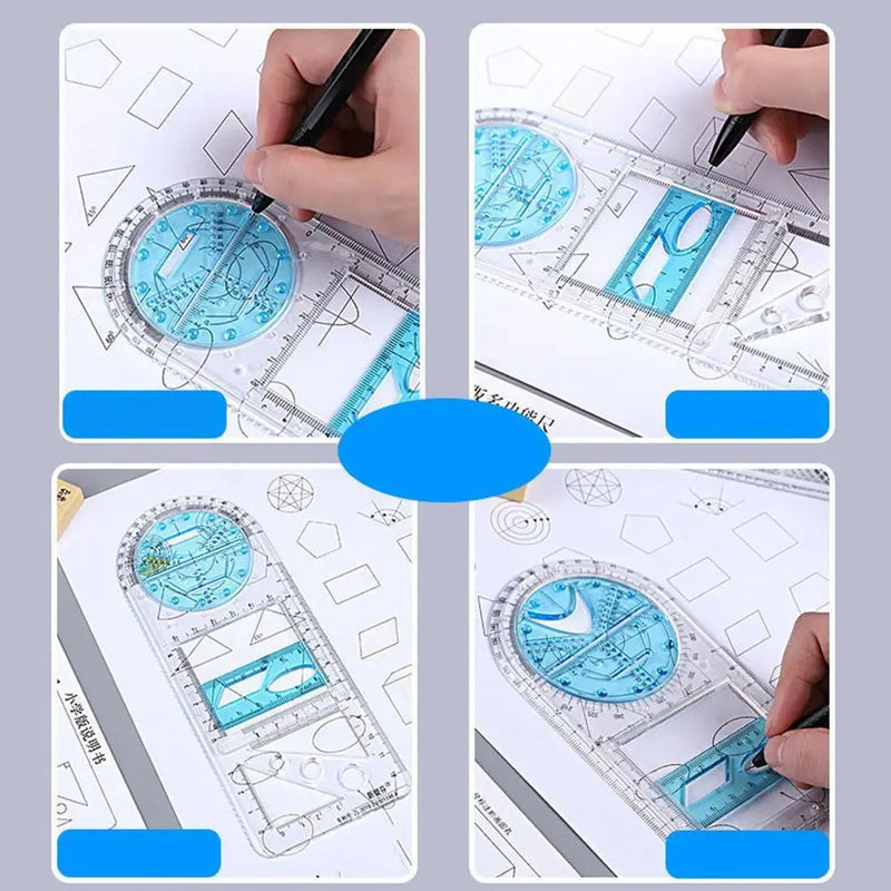 Rotatable Mathematical Geometry Ruler