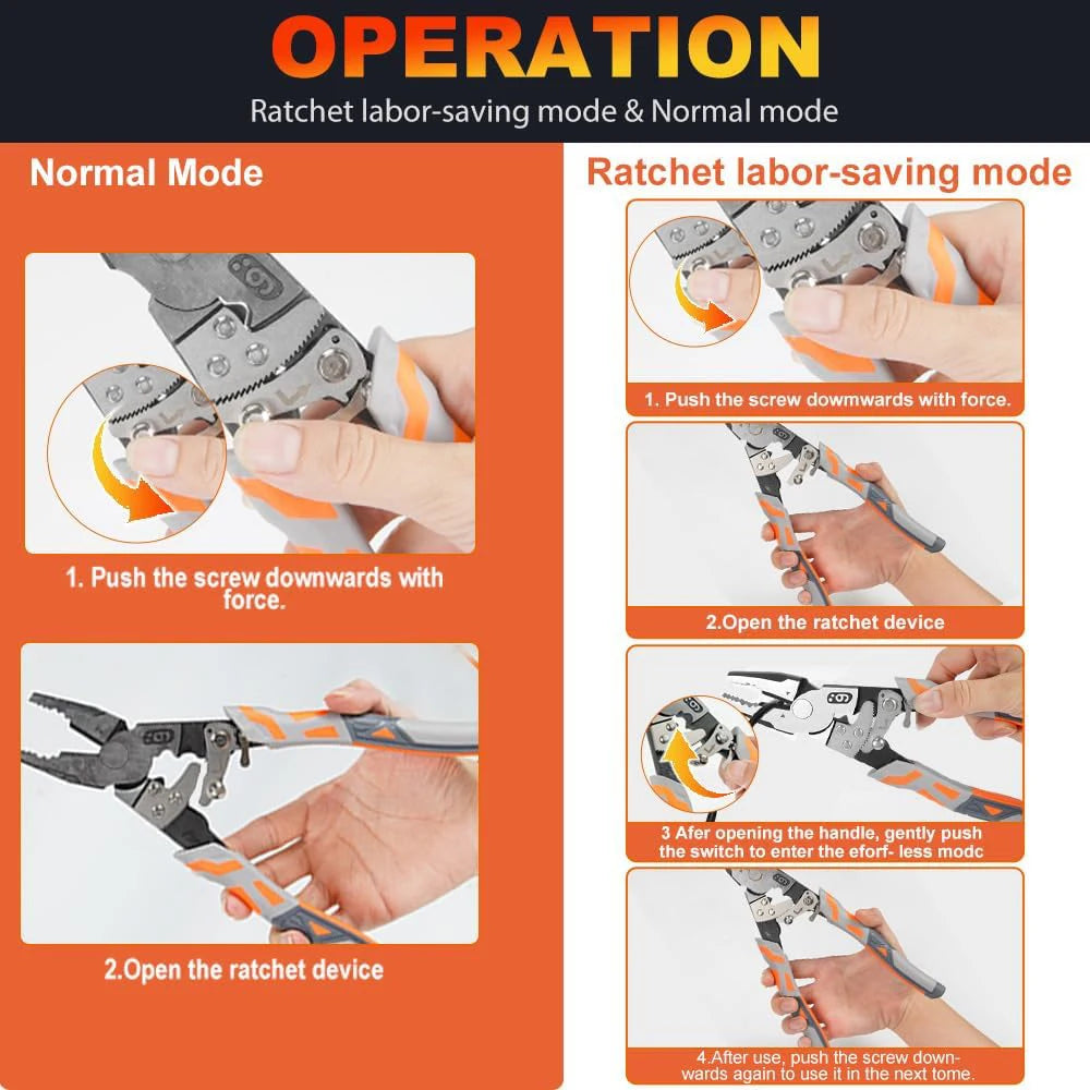Multifunctional Self Locking Plier