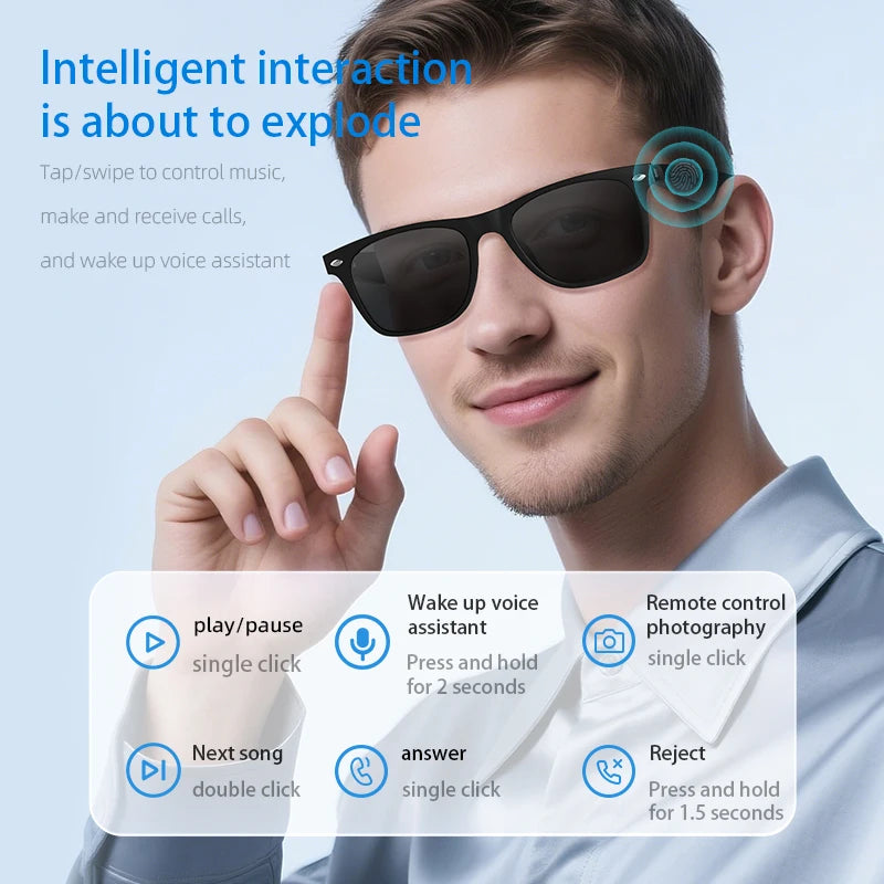 Smart AI Translation Sunglasses