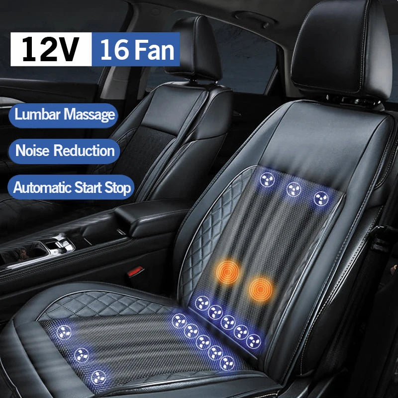 2 in 1 Car Chill & Massage seat cover