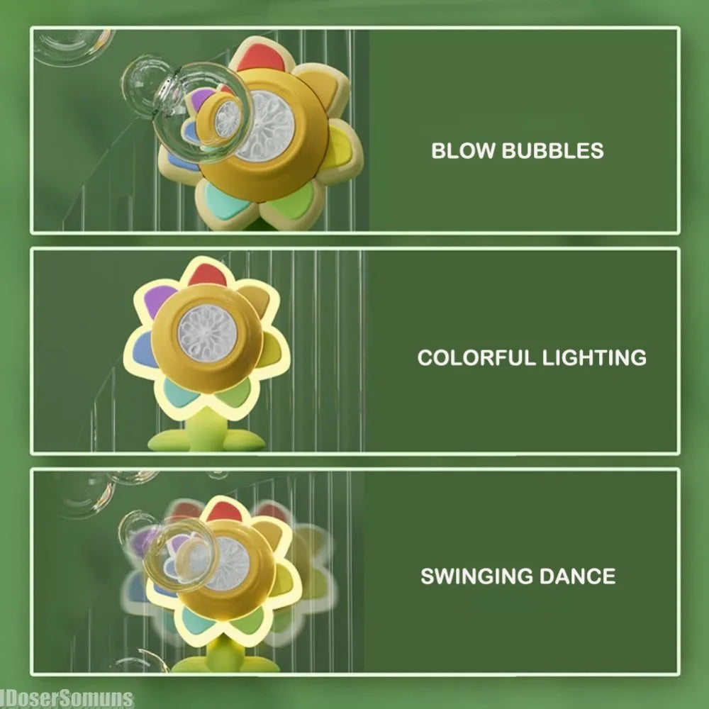Automatic Sunflower Bubble Machine Toy