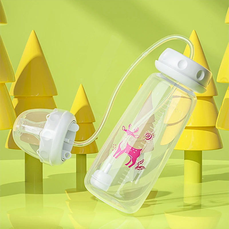 Hands Free Baby Feeding Bottle