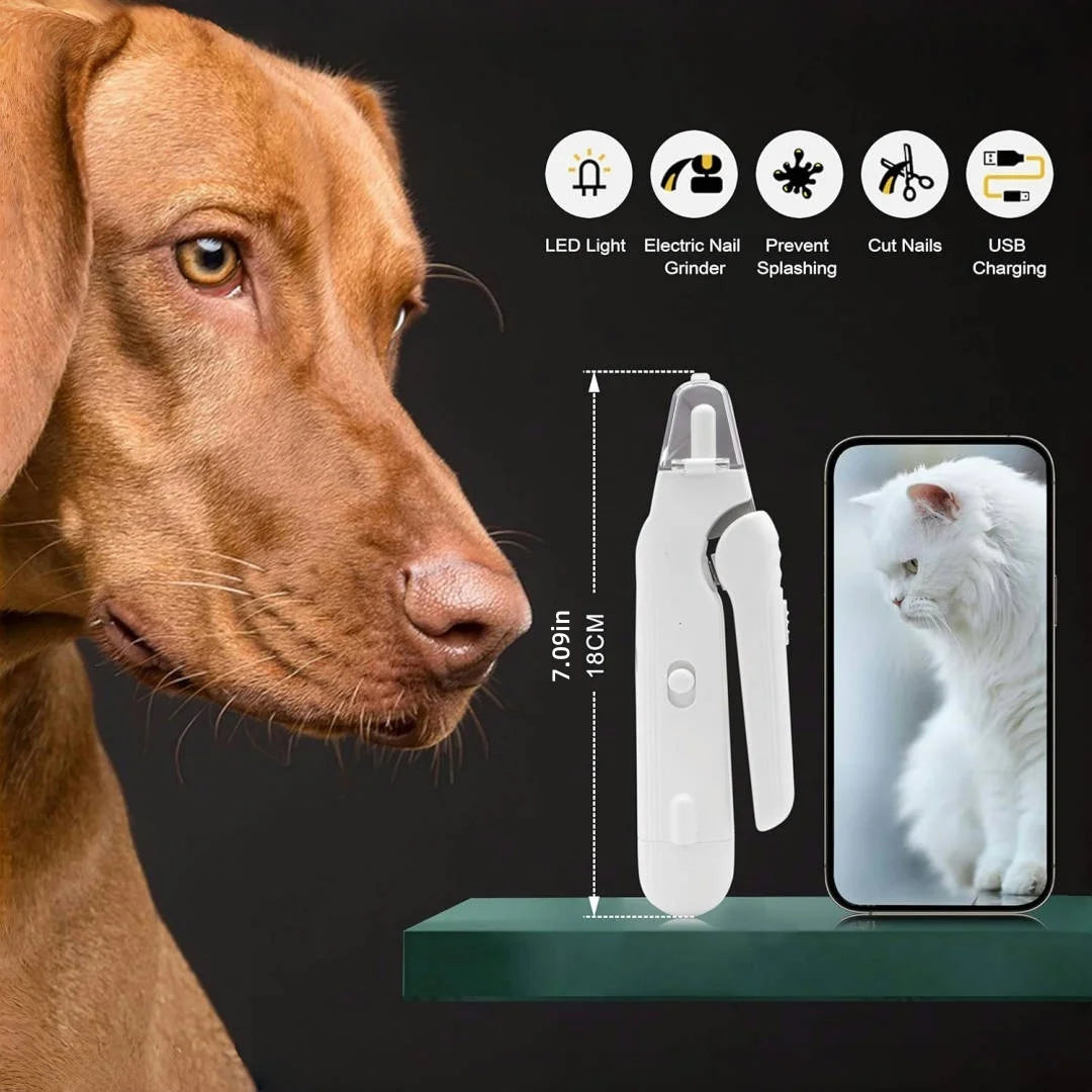 Pet Nail Grooming Tool with LED Light