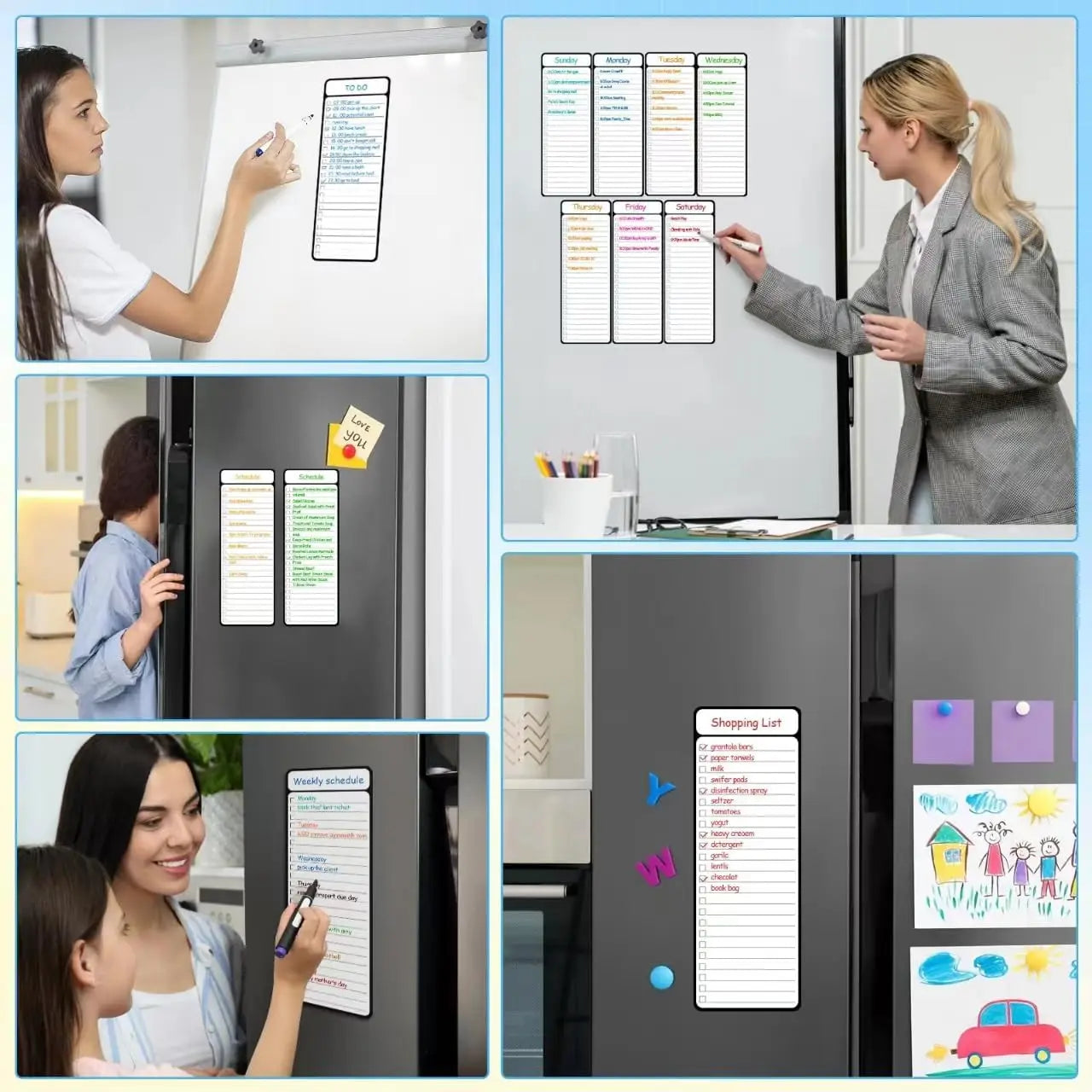 Multifunctional Magnetic Checklist Planner