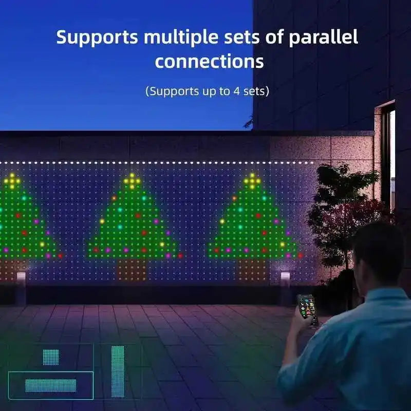 Smart LED Curtain String Lights