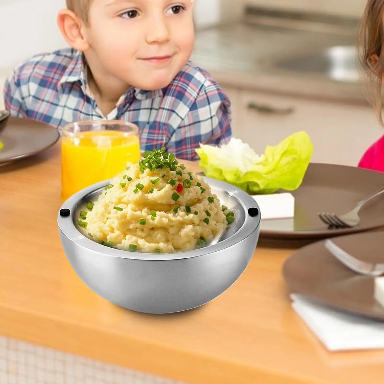 Stainless Steel Double Walled Insulated Bowl