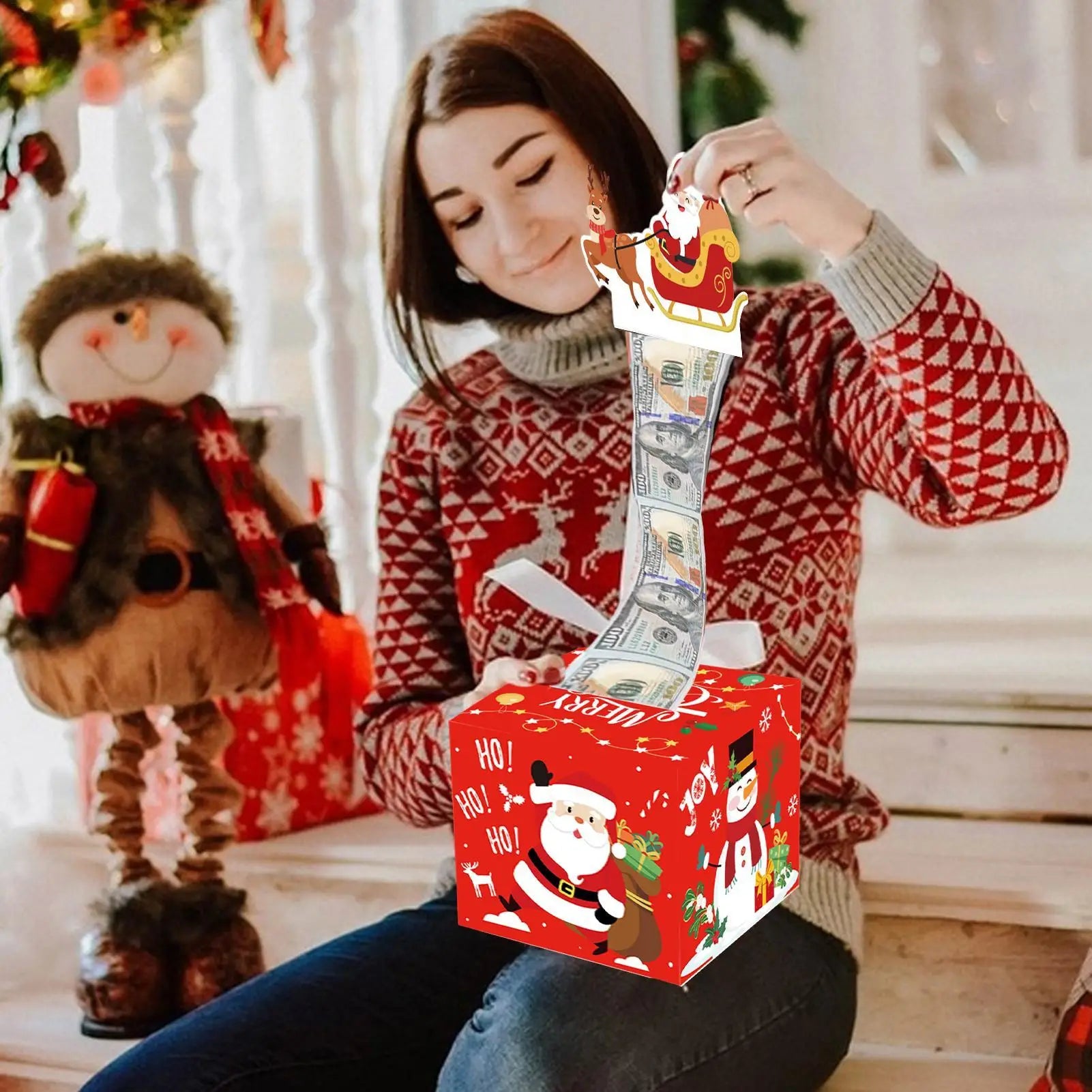 Fun Christmas Gift Money Box