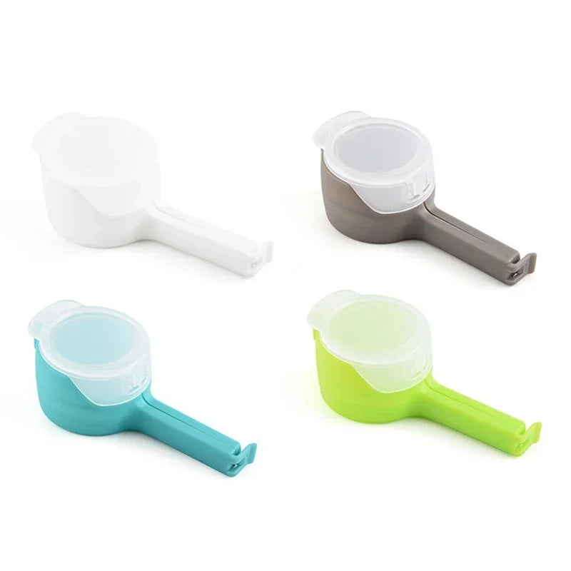 Food Bag Sealing Clips With Cap - 5Pcs