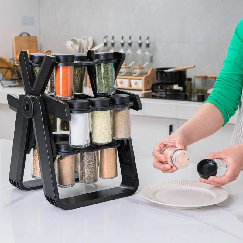 Rotating Wheel Spice Rack