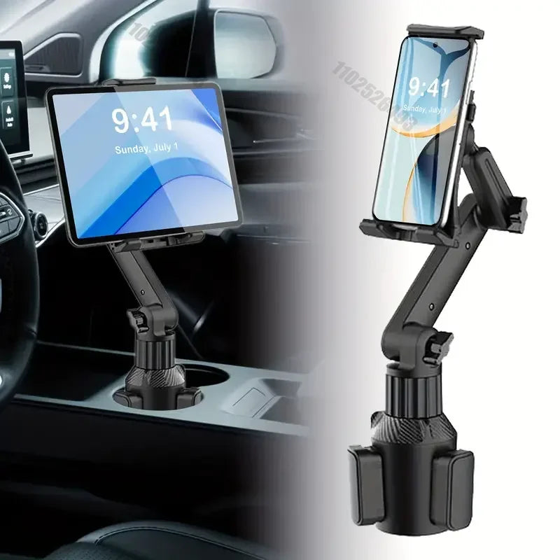 Car Cup Holder Phone Mount with Heavy Duty Base