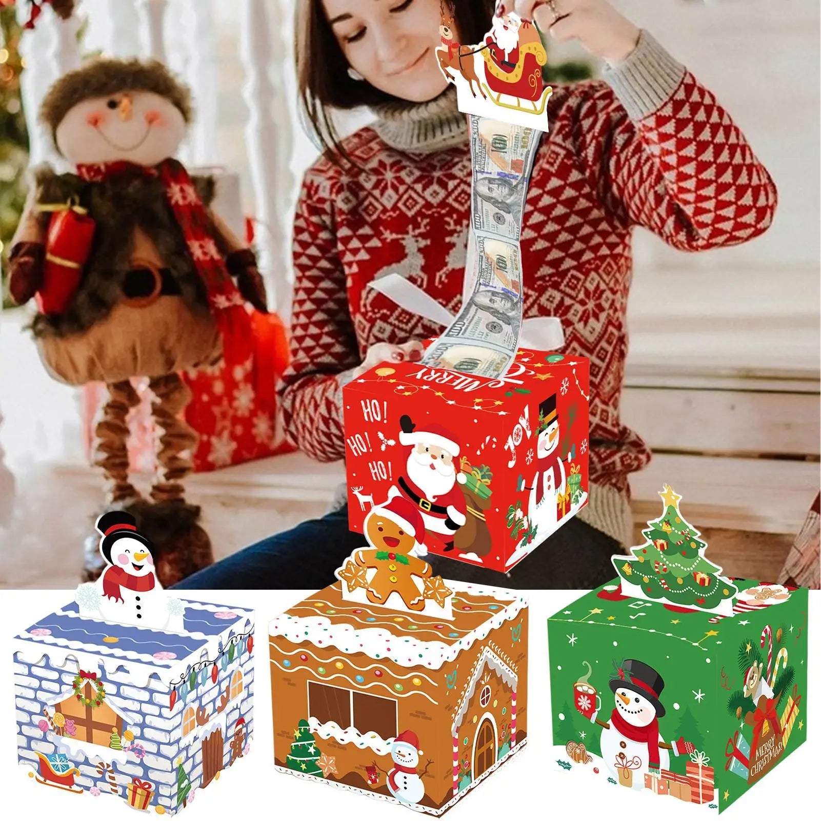 Fun Christmas Gift Money Box