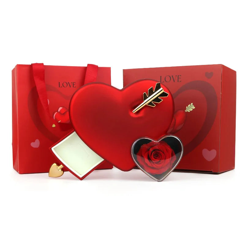 Amour Heart Jewelry Gift Case