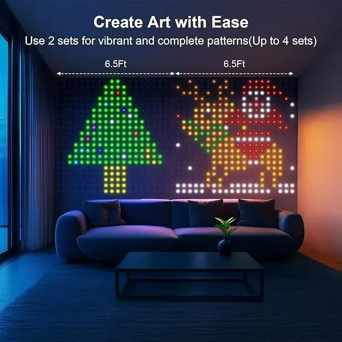 Smart LED Curtain String Lights