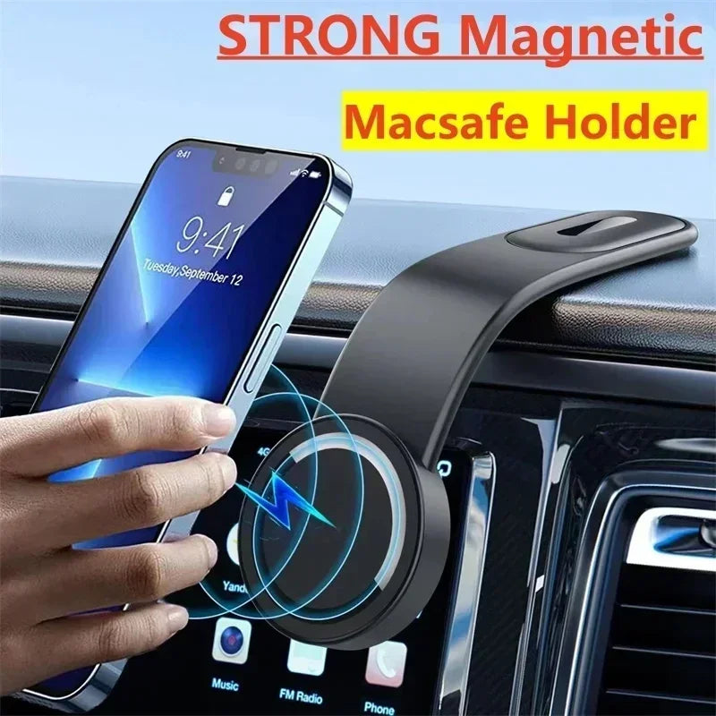 Magnetic Bendable Phone Holder with Wireless Charging