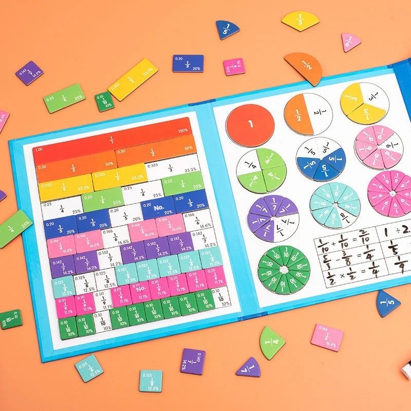 Magnetic Fraction Learning Toy