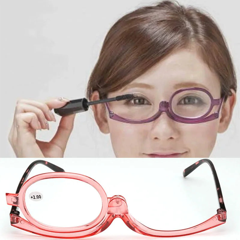 Rotating Makeup Reading Glasses
