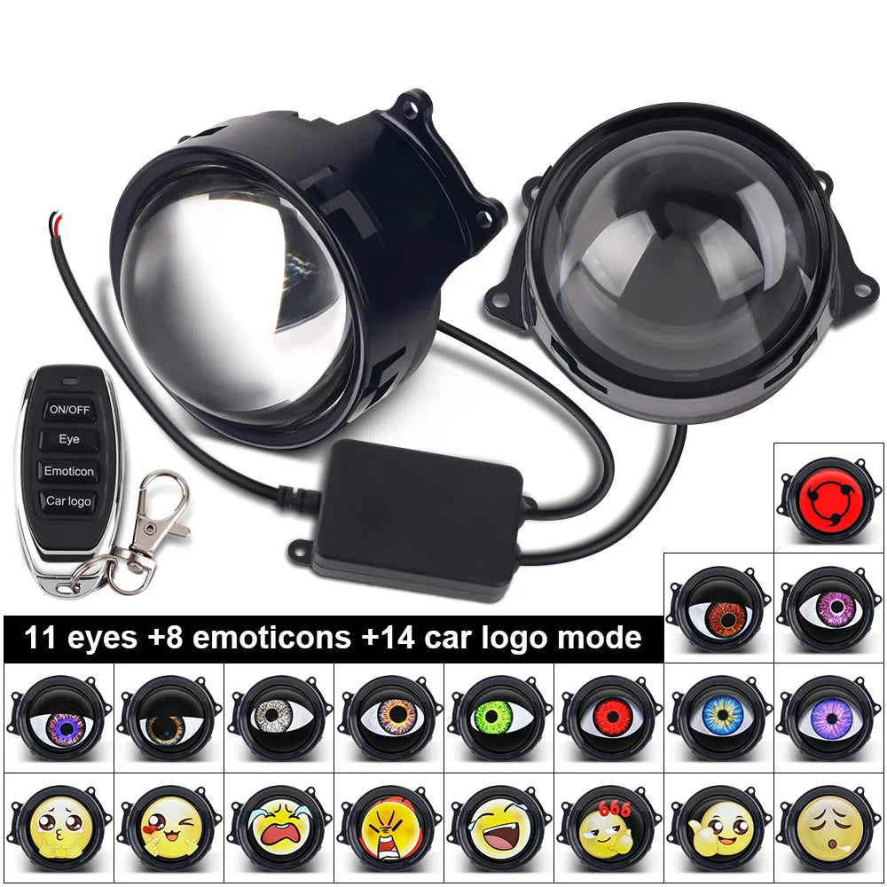 Dynamic LED Devil Eye Headlight