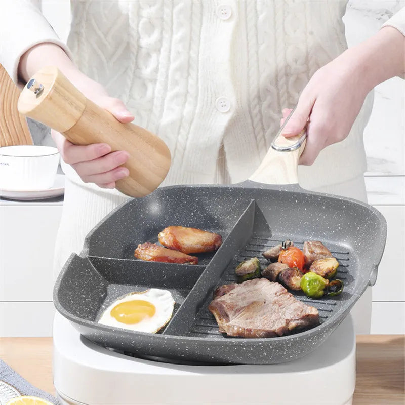 Multifunctional 3 In 1 Non-Stick Frying Pan