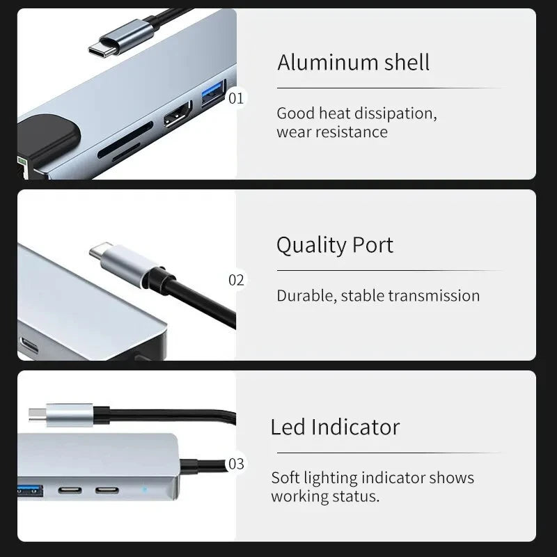 Type C - USB Docking Station Hub