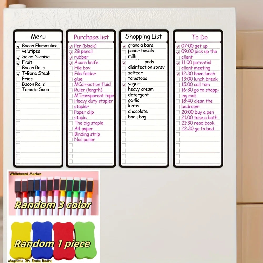 Multifunctional Magnetic Checklist Planner