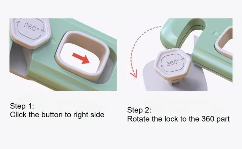 Refrigerator Door Safety Locker