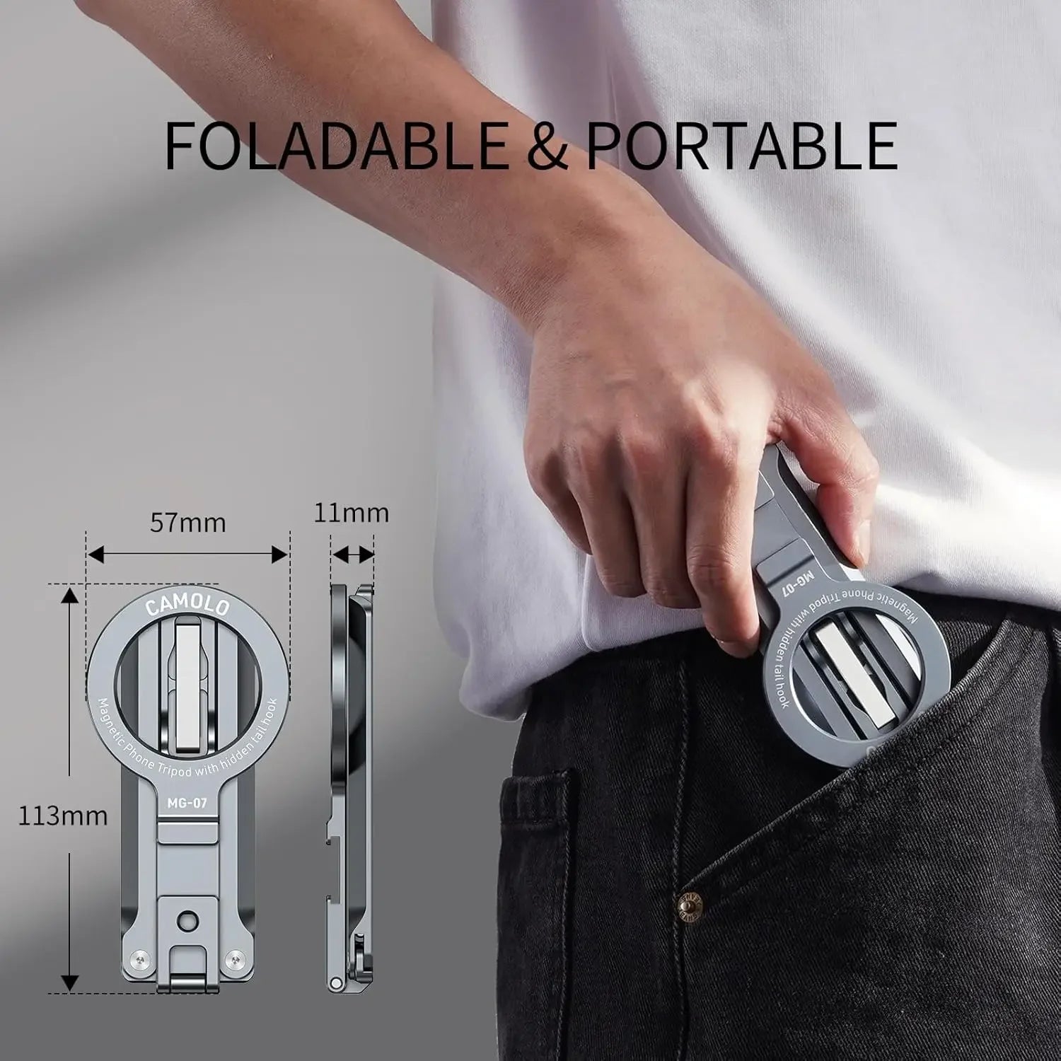 Magnetic Pocket Cell Phone Stand For Iphone