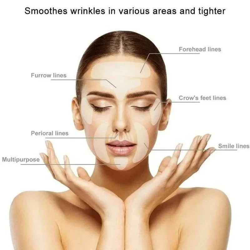 Reusable Anti Wrinkle Silicone Sticker 16 Pcs