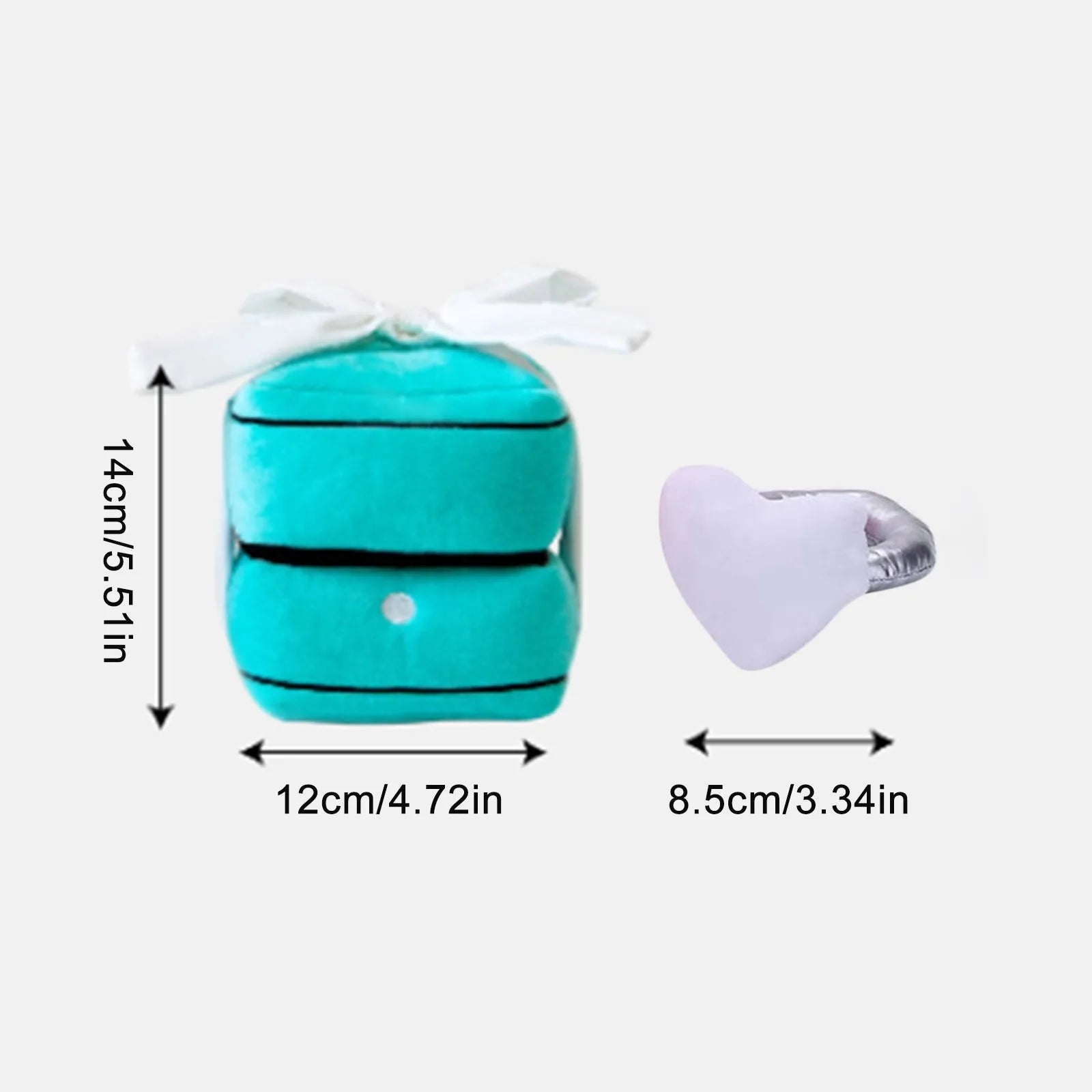 Plush Heart Ring Box