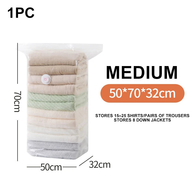 Heavy-Duty Vacuum Storage Compression Bags