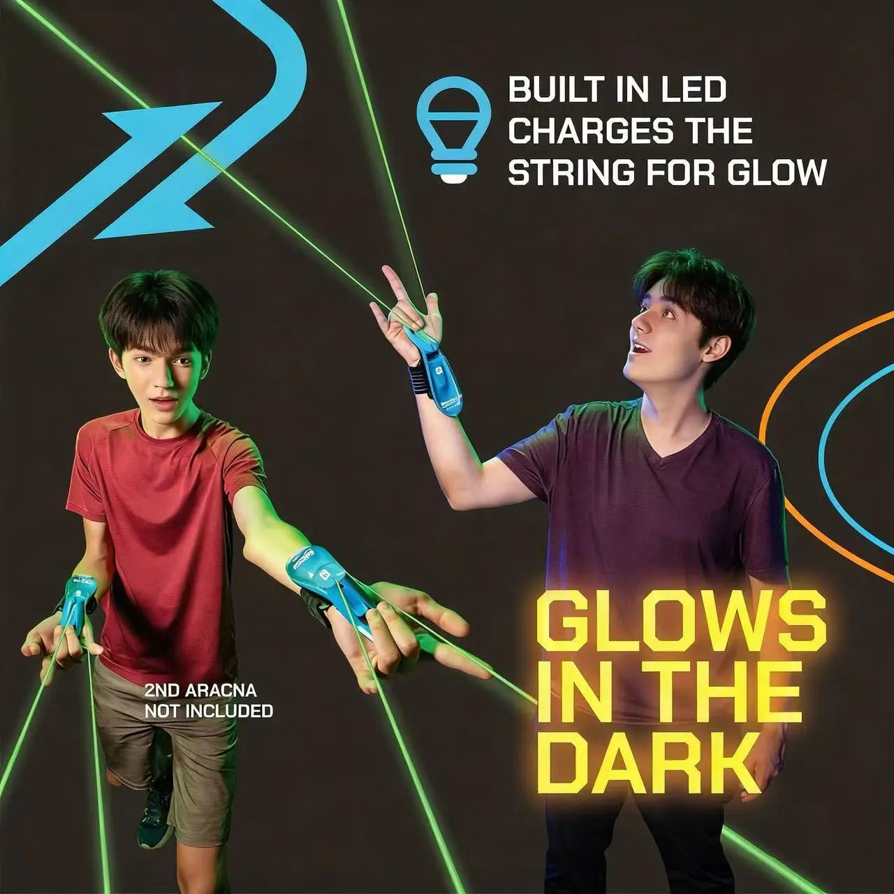Retractable Luminous Wristband Shooter