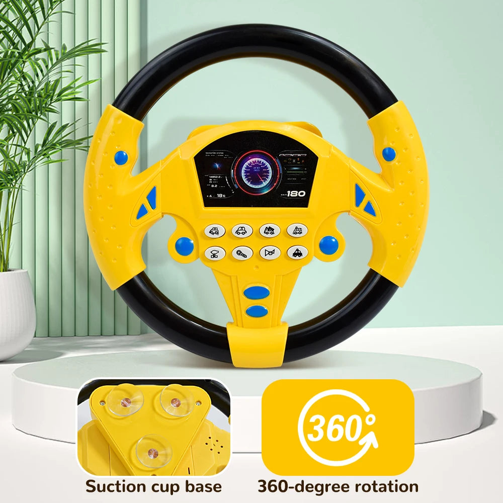 Kids Interactive Racing Steering Wheel Toy