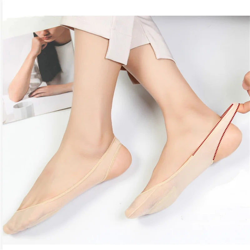 Ultrathin Invisible Half-Palm Socks