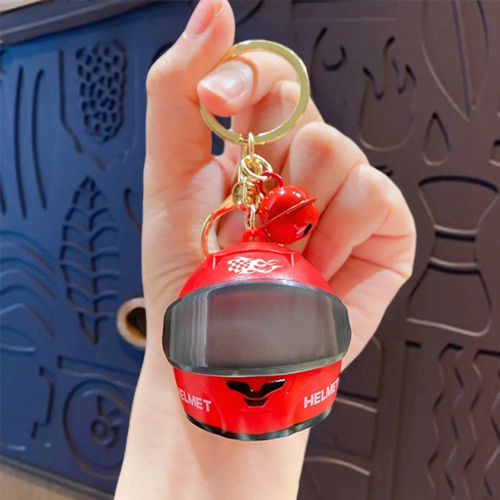 Cool Light-up Helmet Keychain