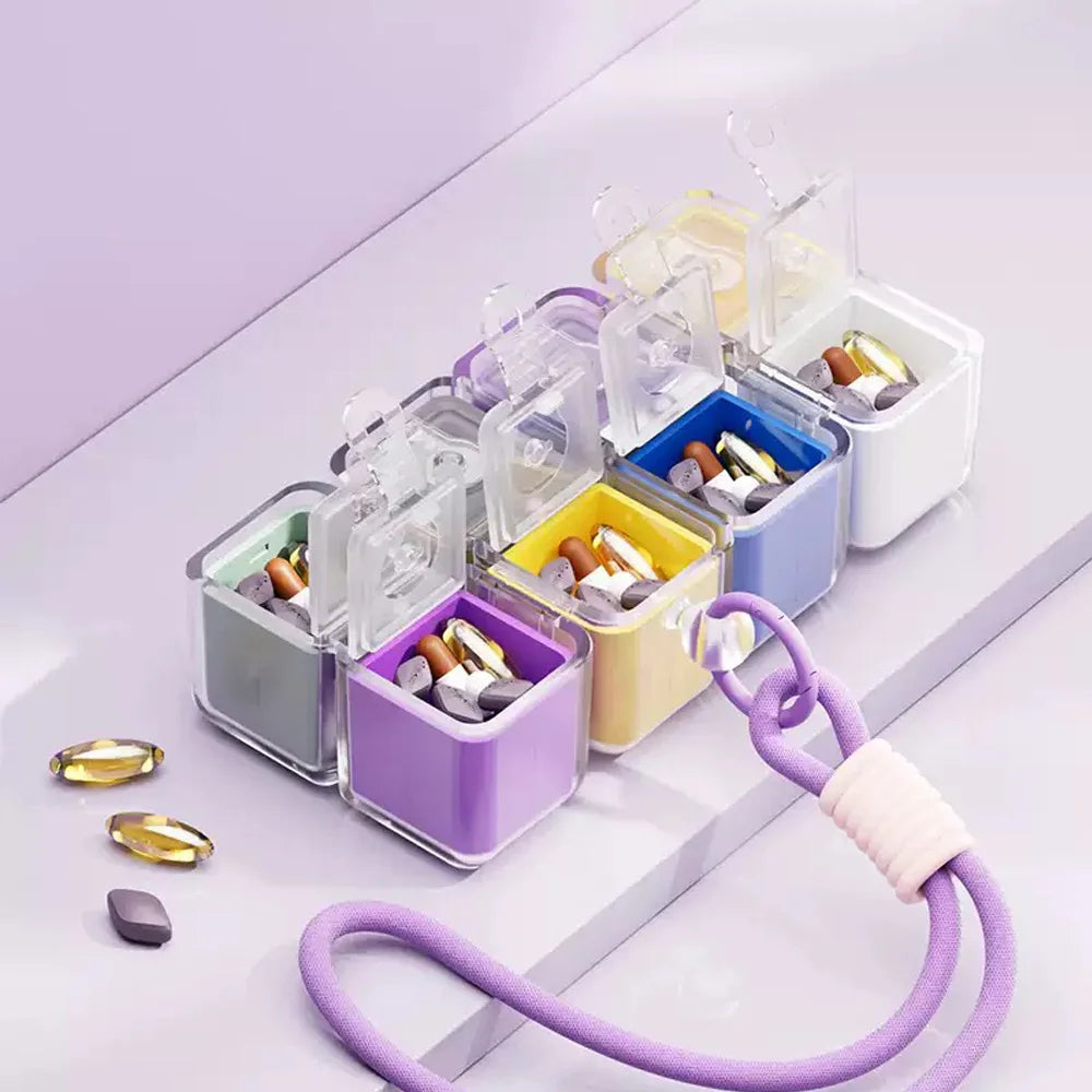 Magic Cube Medicine Storage Box