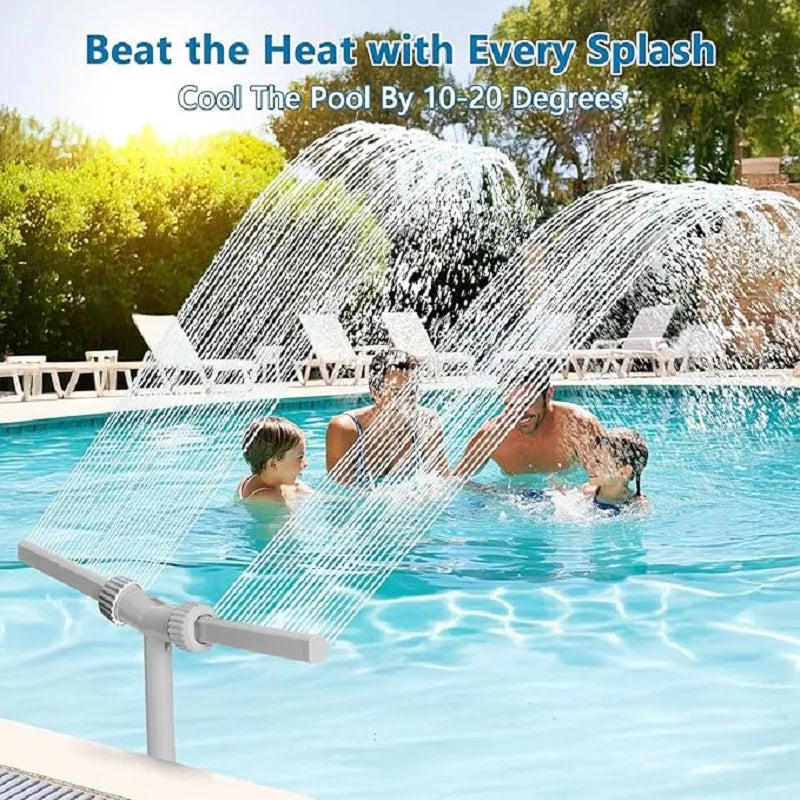 Dual Fountain Pool Water Sprinkler