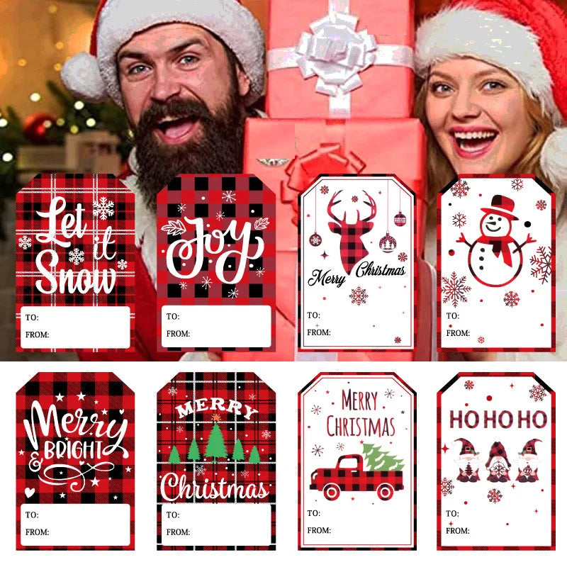 100Pcs Christmas Gifting Labels