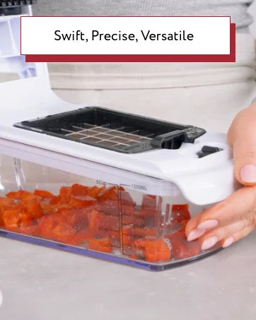 Multislicing Vegetable Chopper With Container