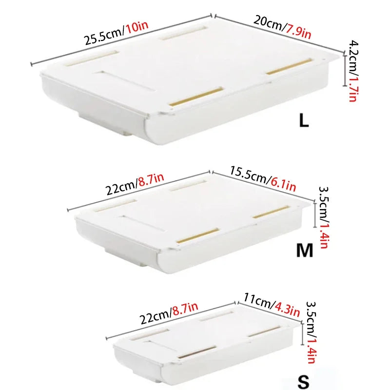 Self-Adhesive Desk Hidden Storage Box