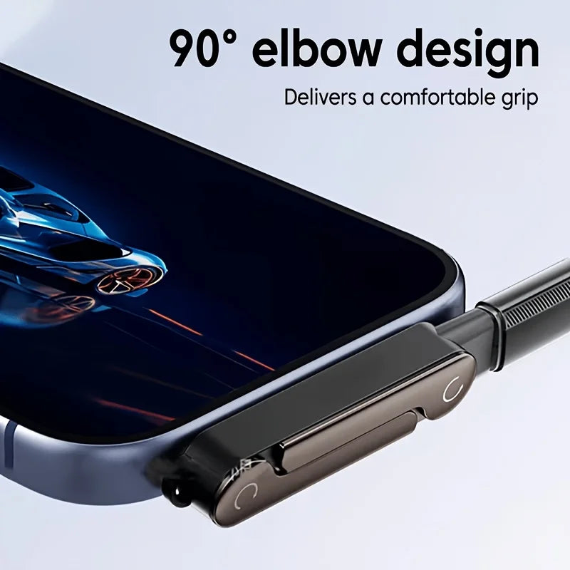 2 in 1 Type C Fast Charging Adapter with Phone Stand