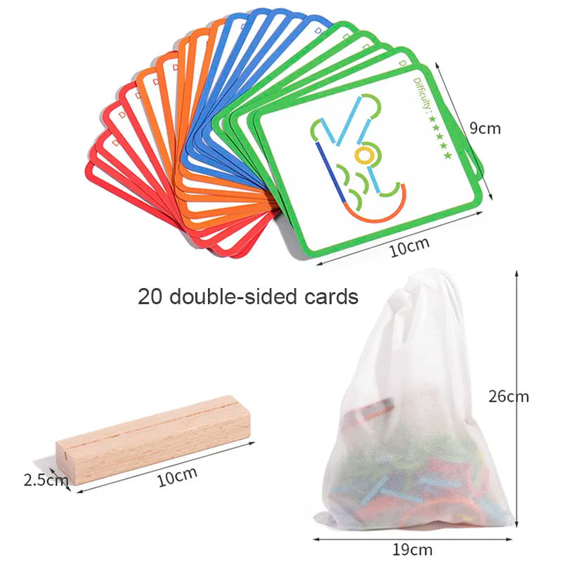 Montessori Wooden Creative Puzzle Toy