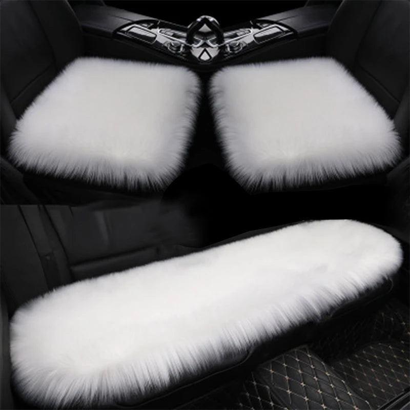 Soft Plush Car Seat Cushion Cover