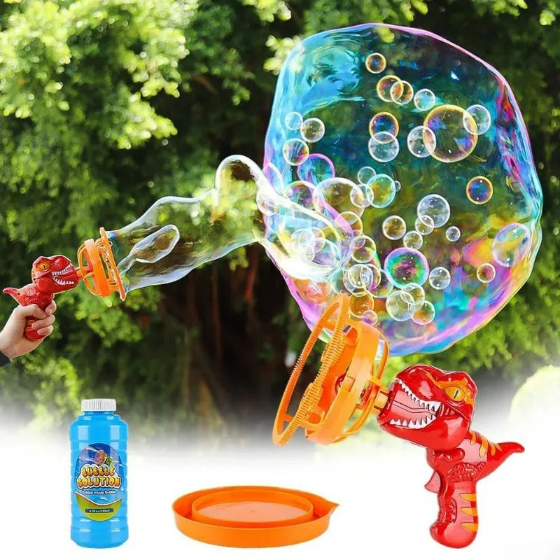 Dinosaur Bubble Gun Machine Toy