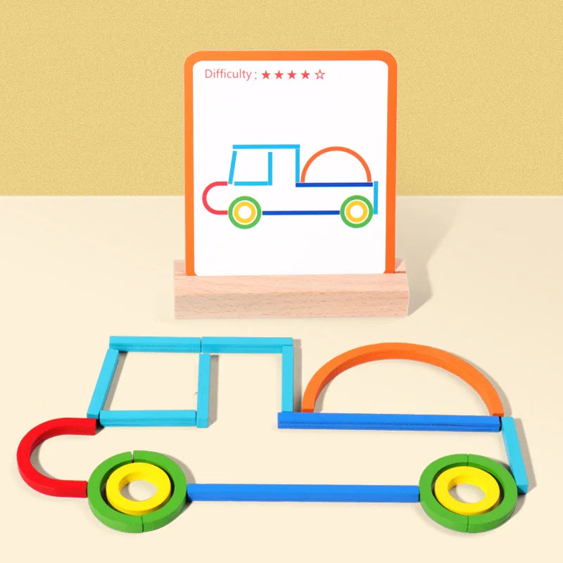 Montessori Wooden Creative Puzzle Toy