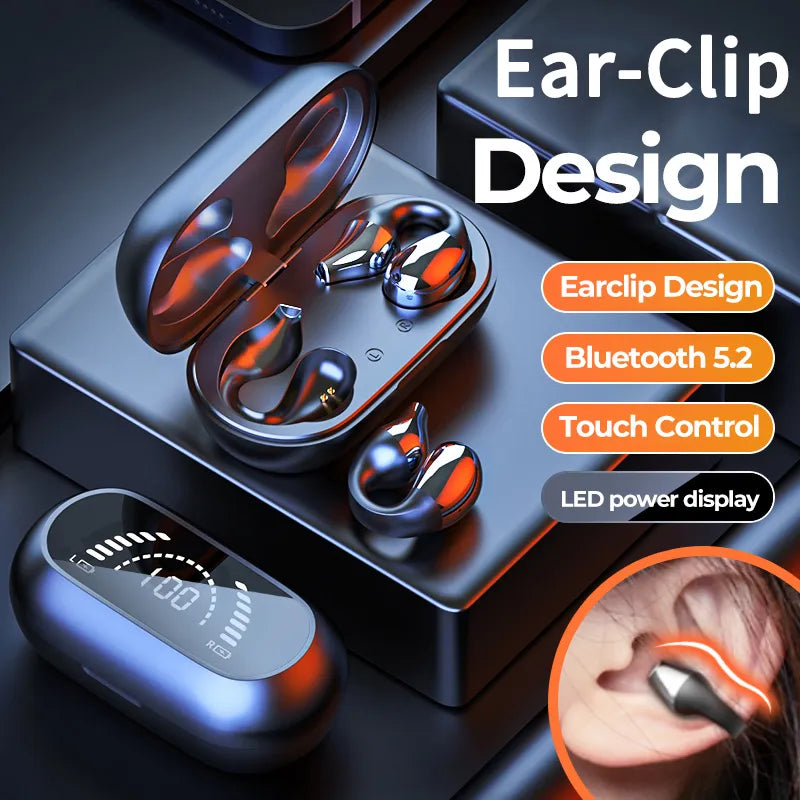 Ear Clip Bluetooth Headset